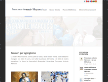 Tablet Screenshot of monsignormarcucci.com